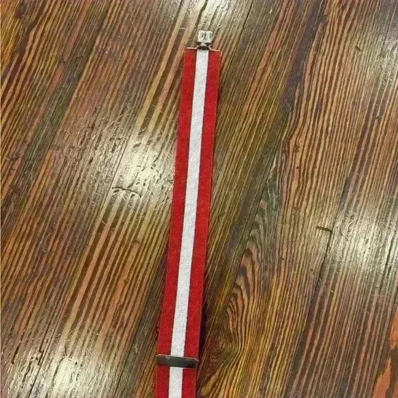 Men’s patriotic American Flag red, white, blue suspenders - Picture 4 of 6